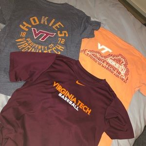 Virginia tech shirts bundle